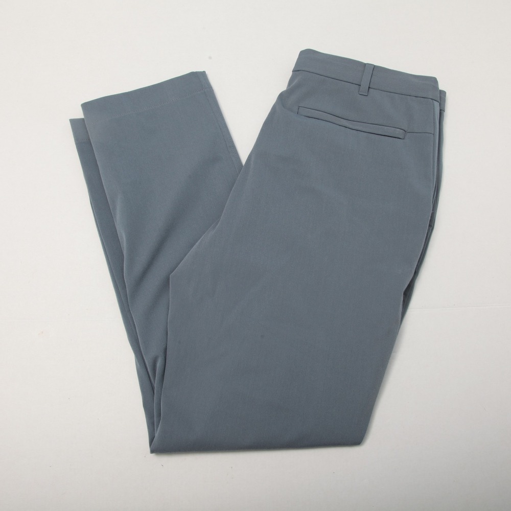 Ministry of Supply Men's Slate Blue Straight Fit Performance Dress Pants Size 30